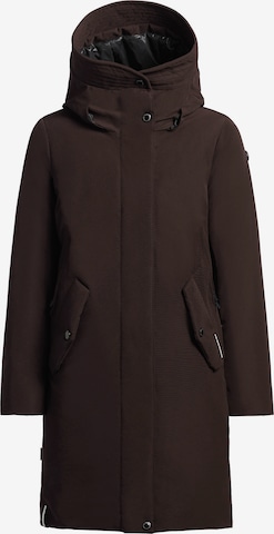 Manteau d’hiver 'Webb' khujo en violet : devant