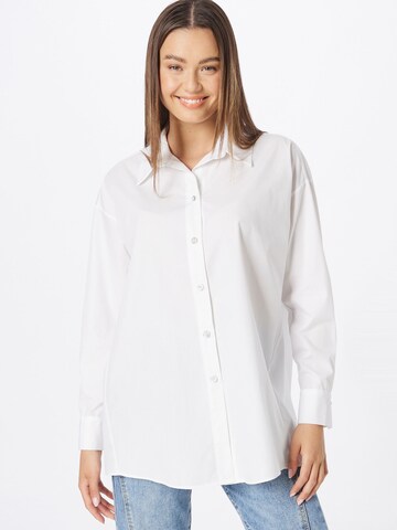 Camicia da donna di River Island in bianco: frontale