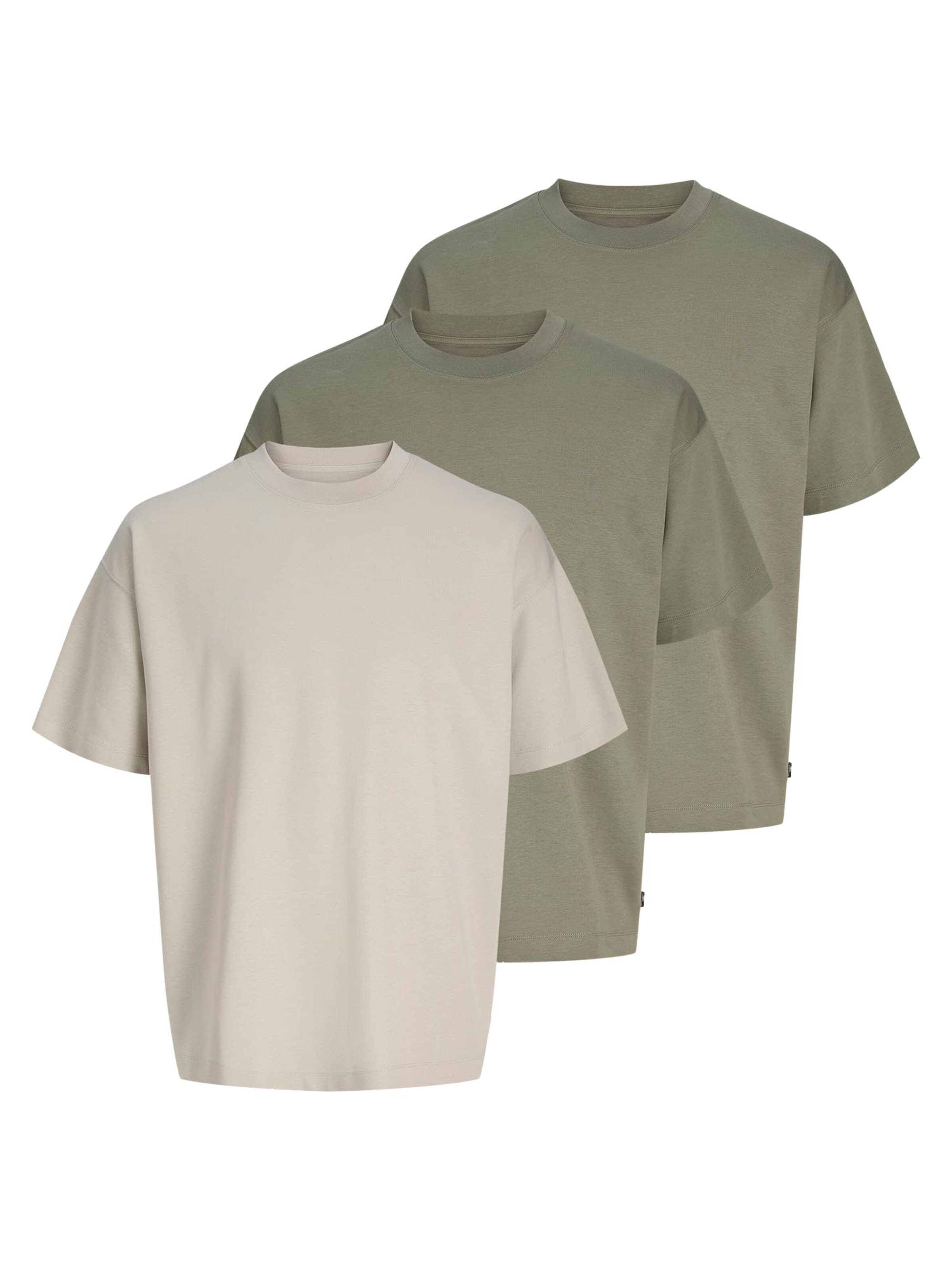 JACK & JONES Shirt 'Barron Tee' in Green: front