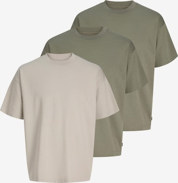 JACK & JONES Shirt 'Barron Tee' in Green: front