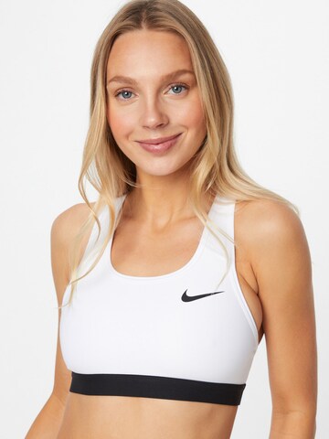 NIKE Regular Sport-BH in Weiß: predná strana