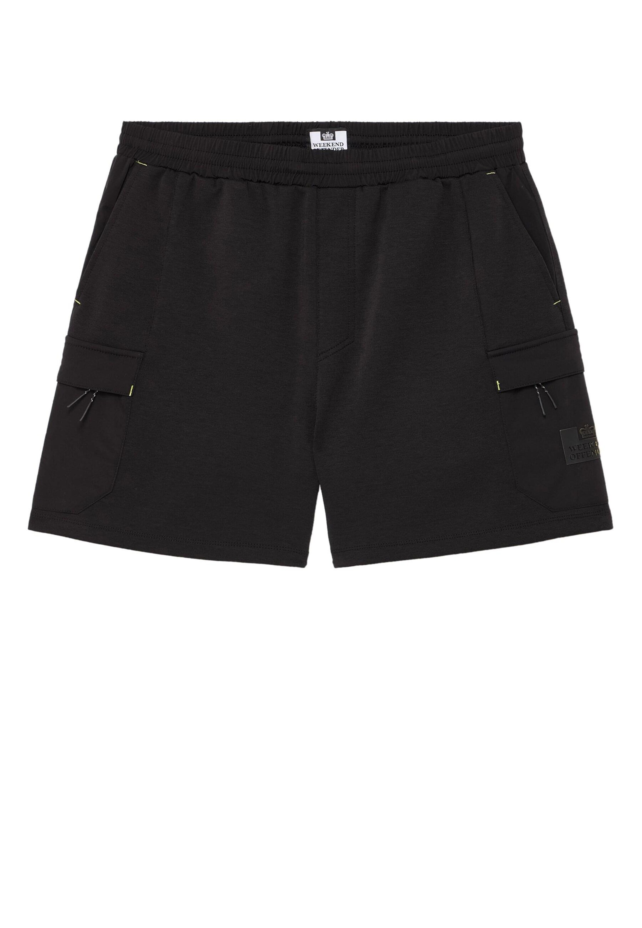 Weekend Offender Loosefit Shorts 'Caleta' in Schwarz: Vorderseite