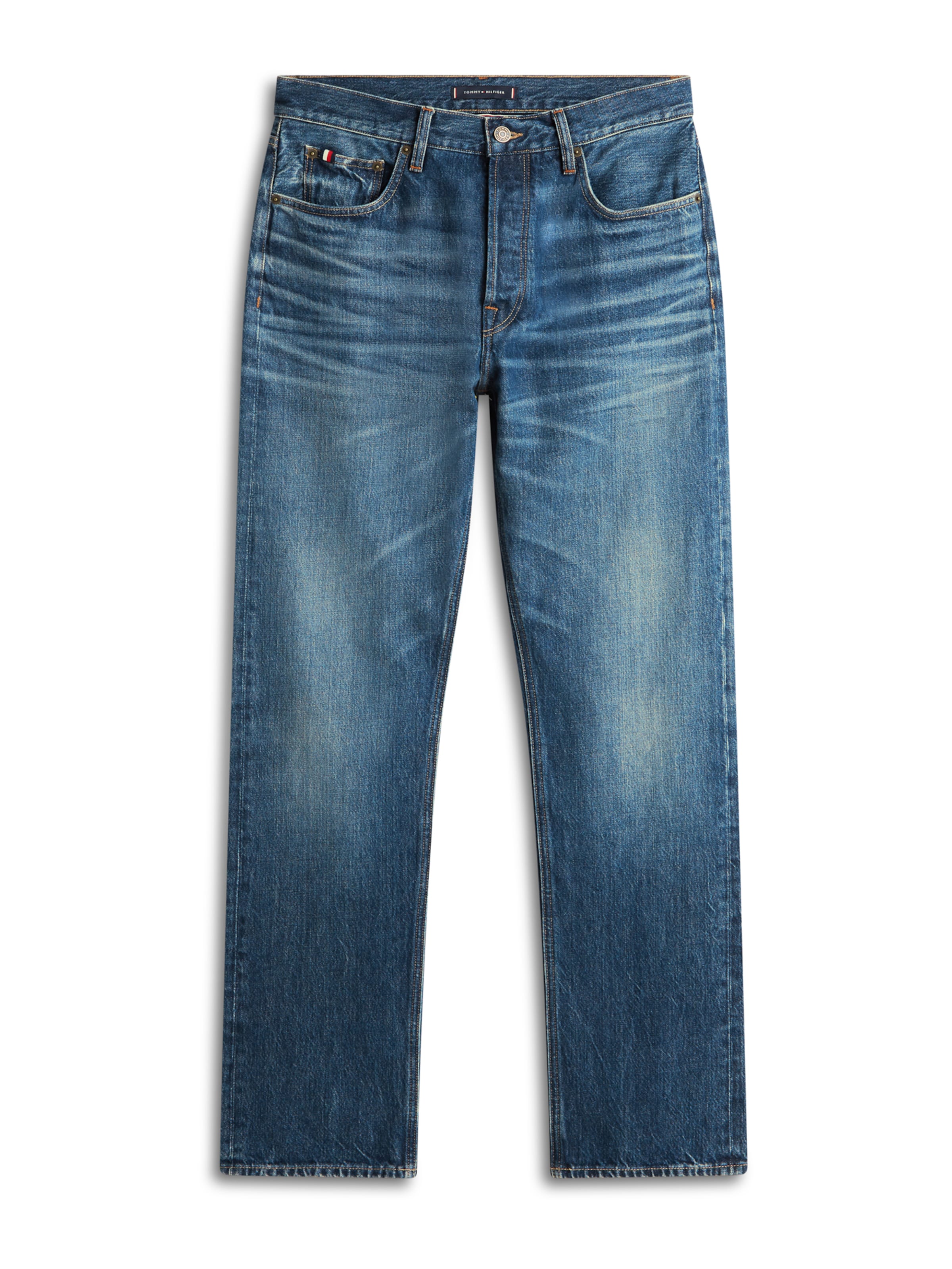 TOMMY HILFIGER Regular Jeans in Blau: Vorderseite