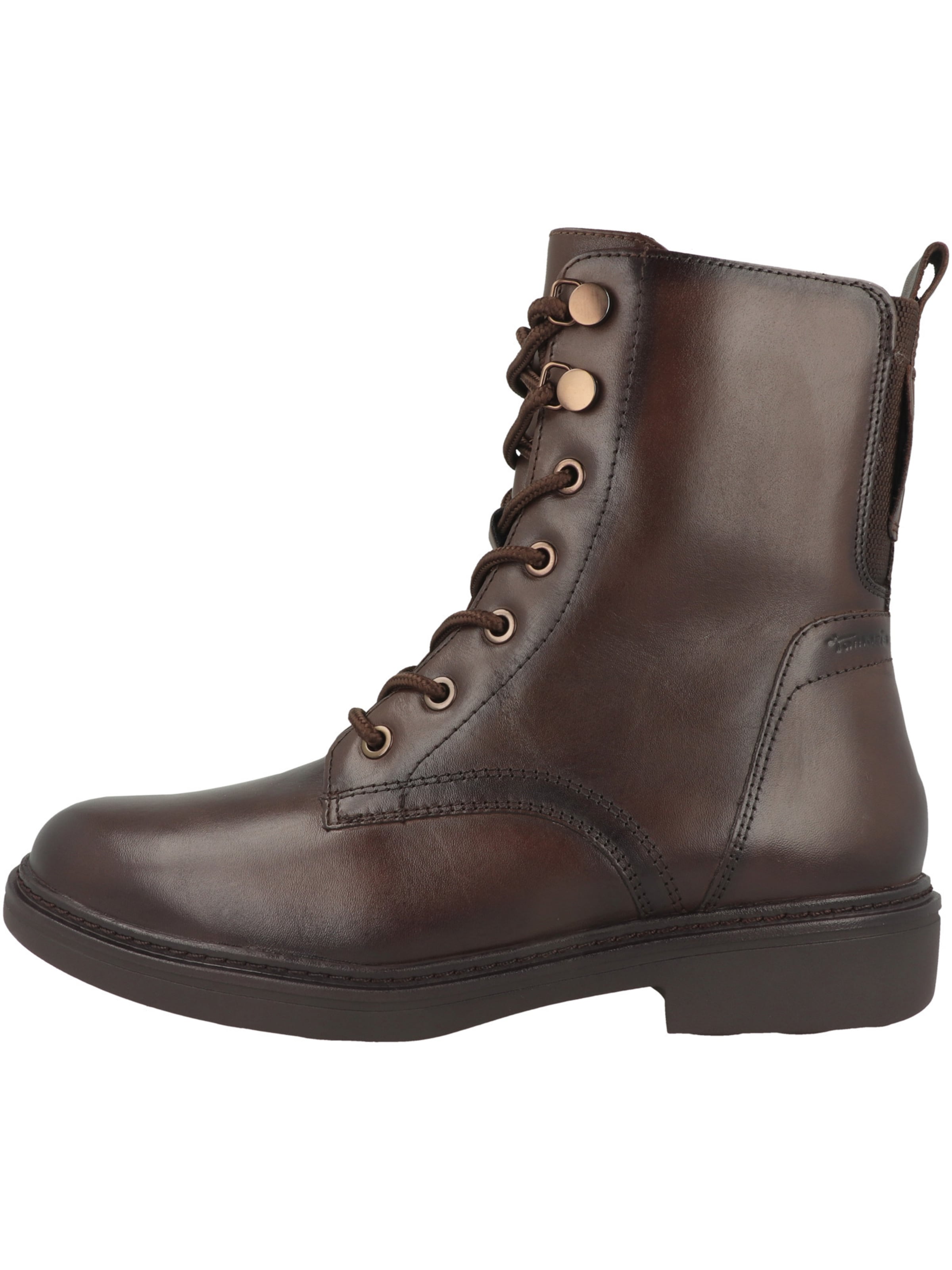 Bottines à lacets Tamaris en marron