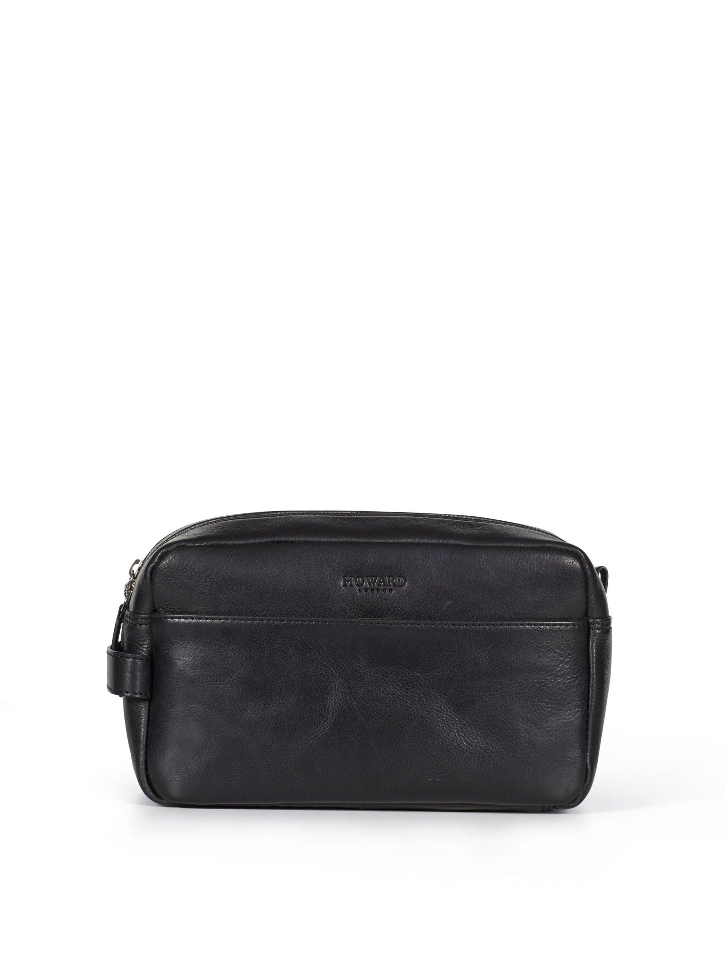 Trousses de toilette 'Toiletry Bag Hayden Black' Howard London en noir : devant