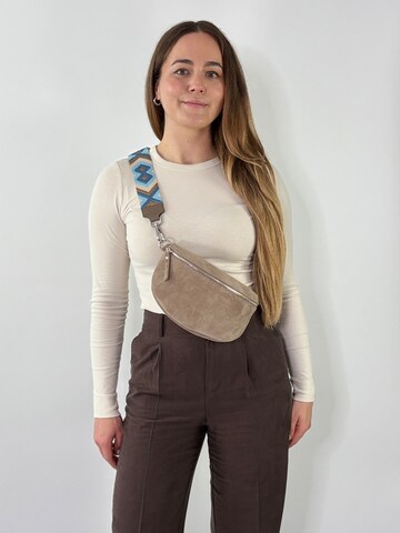 lePelou Gürteltasche 'ONDA medium'‌‌‌‌ in Grau