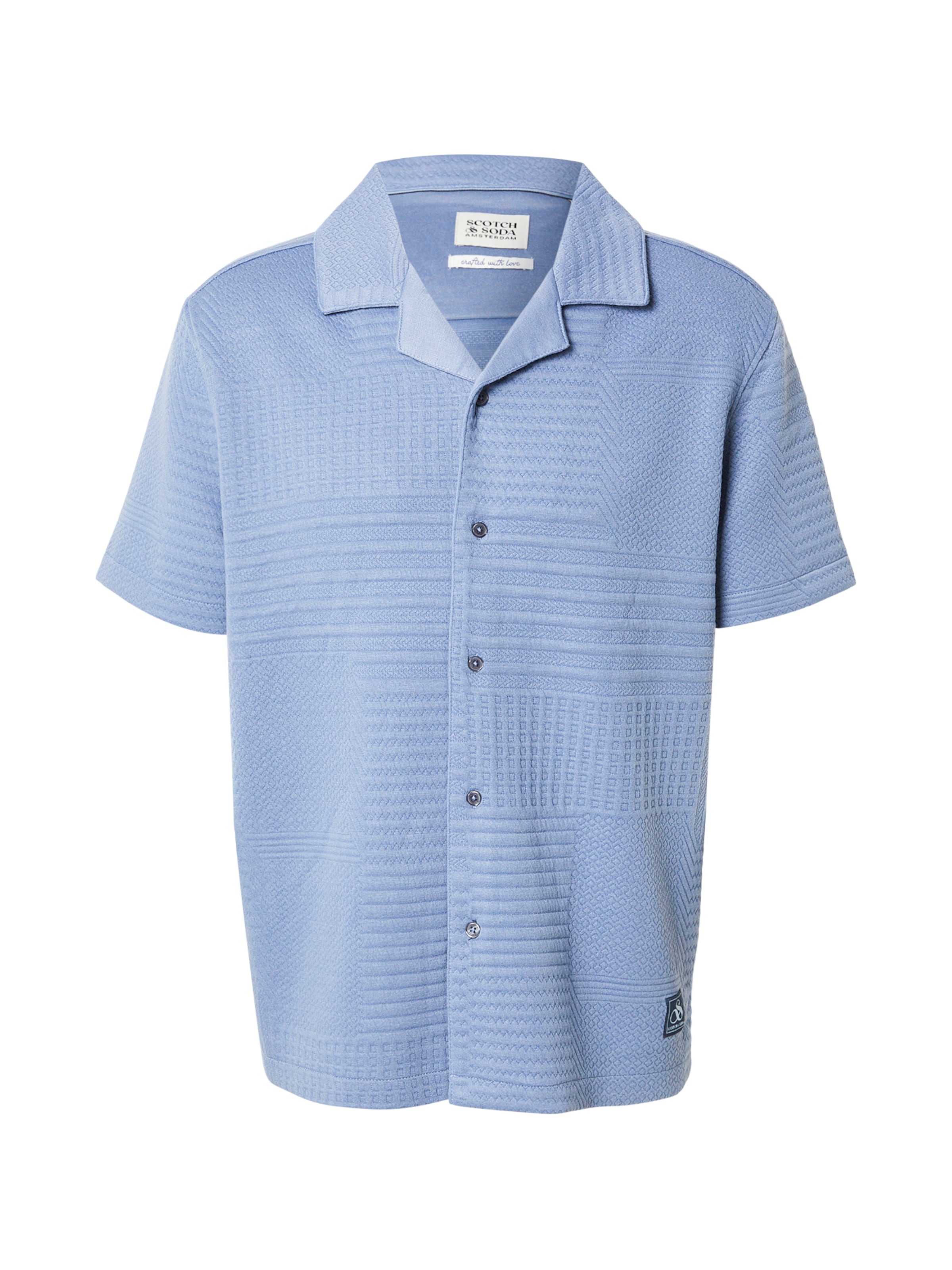 SCOTCH & SODA Regular fit Риза в синьо: отпред