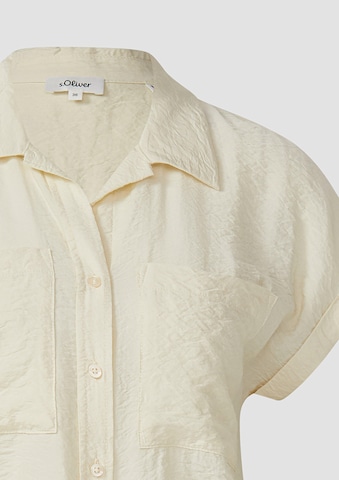 s.Oliver Blouse in Beige
