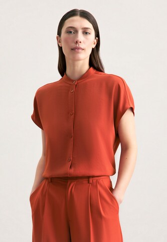 SEIDENSTICKER Bluse 'Schwarze Rose' in Orange: Vorderseite