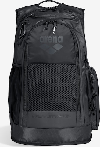 juoda ARENA Sportinė kuprinė 'ALL SET BACKPACK 45L': priekis