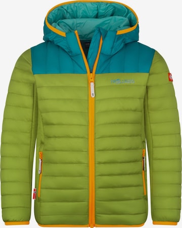 TROLLKIDS Outdoor jacket in Green: front