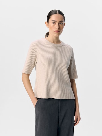 OBJECT Pullover 'OBJElva' i beige: forside