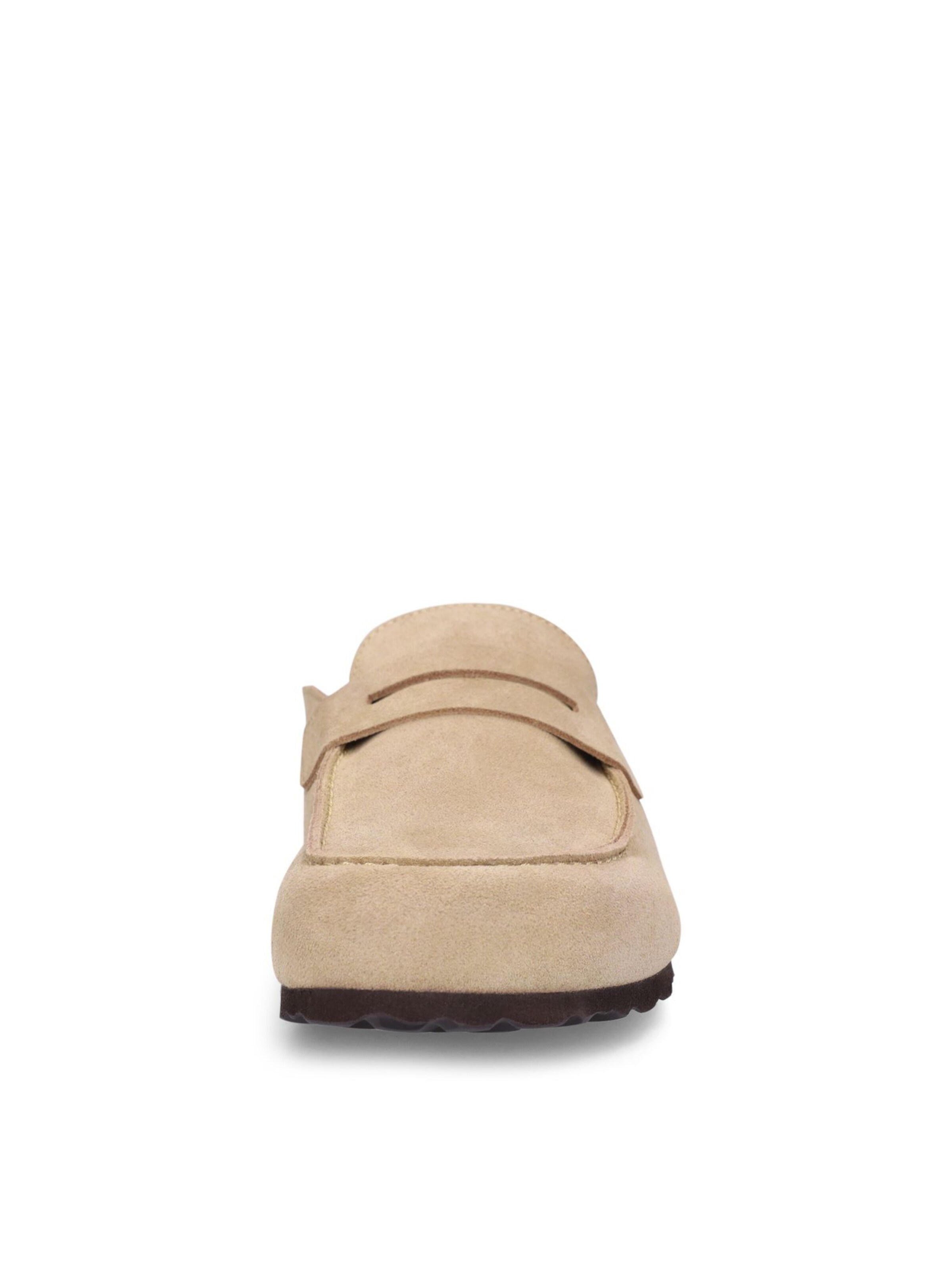 MANFIELD Mules in Beige