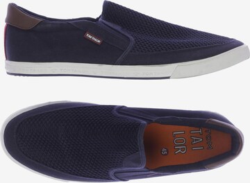 TOM TAILOR Halbschuh 45 in Blau: predná strana