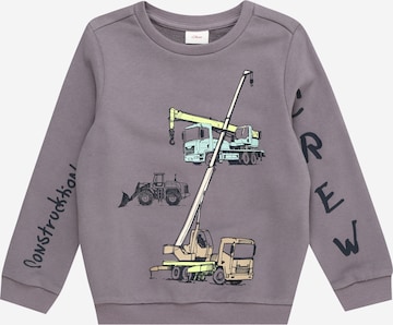 s.Oliver Sweatshirt in Grau: predná strana