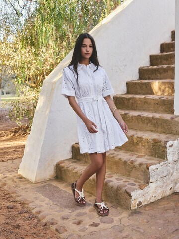 Abito camicia di Next in bianco