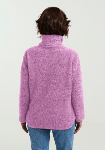 JACK WOLFSKIN Athletic fleece jacket in Purple