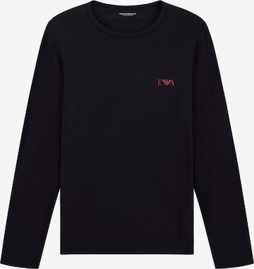 Maglietta di Emporio Armani in nero: frontale