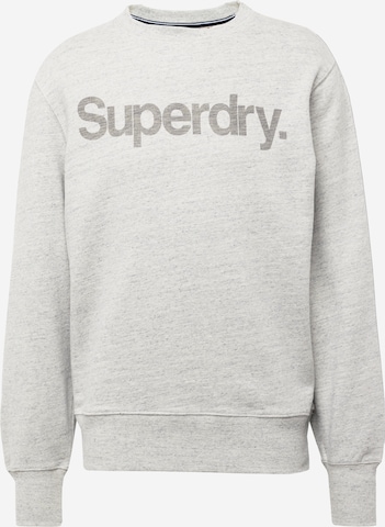 Superdry Sweatshirt 'CITY' in Grijs: voorkant
