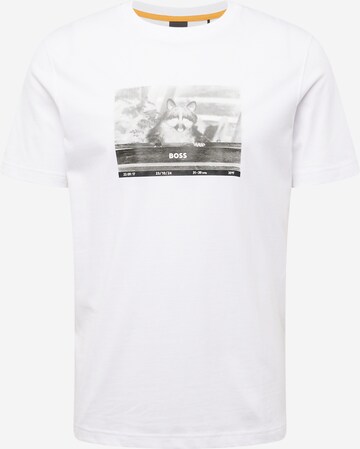 T-Shirt 'Wilds' BOSS en blanc : devant