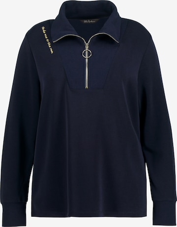 Ulla Popken Sweatshirt in Blue: front