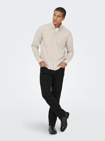 Only & Sons Baggy Jeans 'Weft' in Black