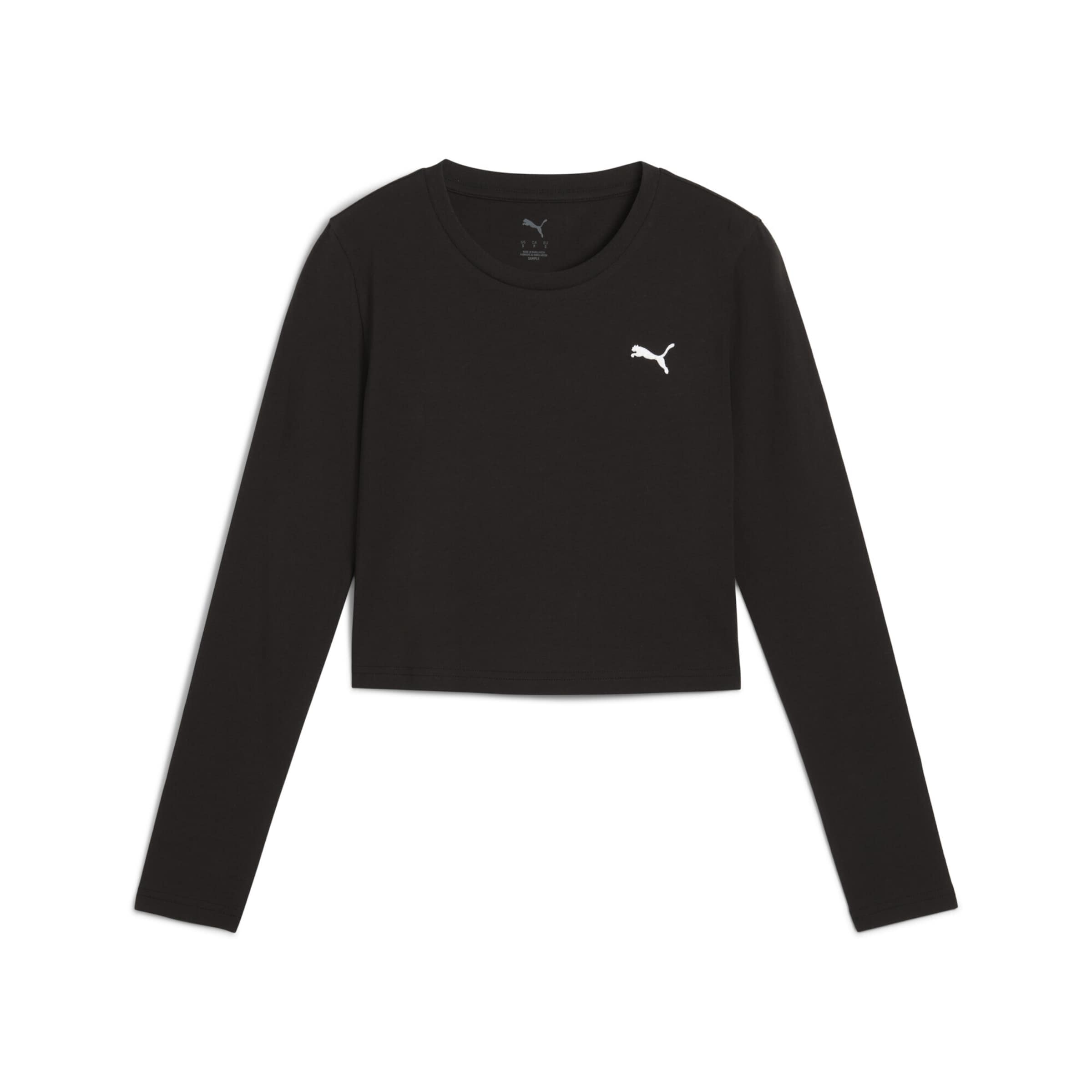 PUMA Shirt 'Wardrobe Ess' in Schwarz: Vorderseite