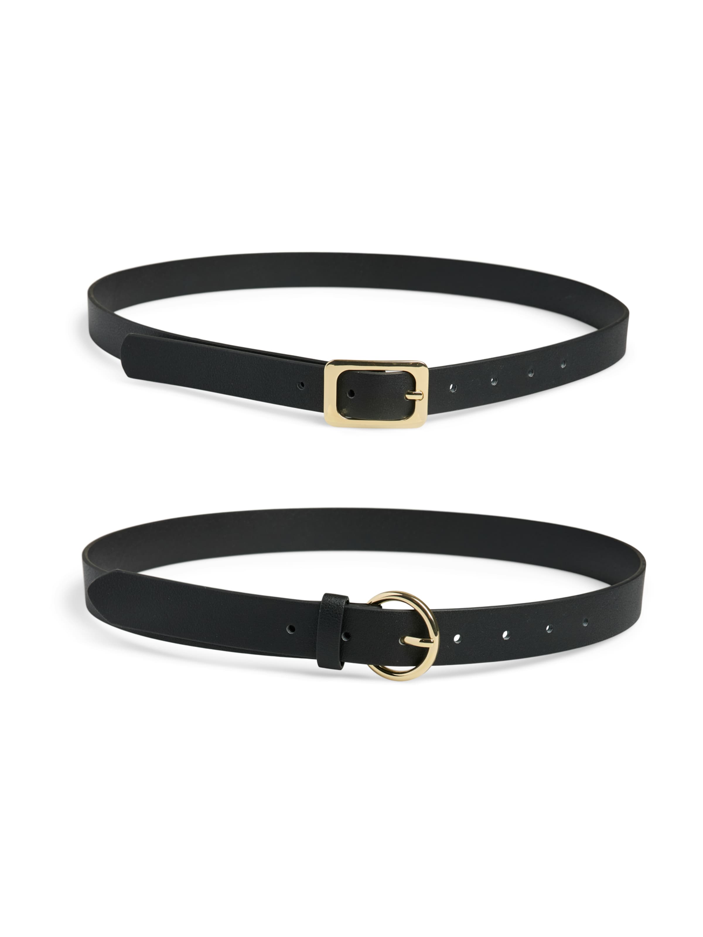 PIECES Belt 'PCJILANE' in Black: front