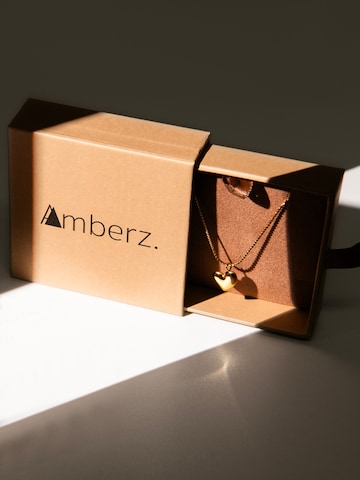 Amberz Ketting 'Agatha' in Goud