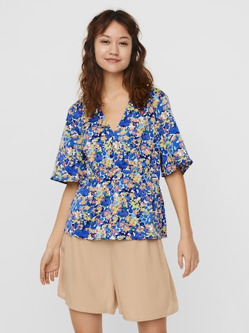 Aware Blouse 'Paula' in Blue: front