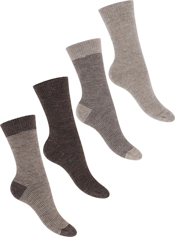 celodoro Socks 'Wollsocken' in Brown: front