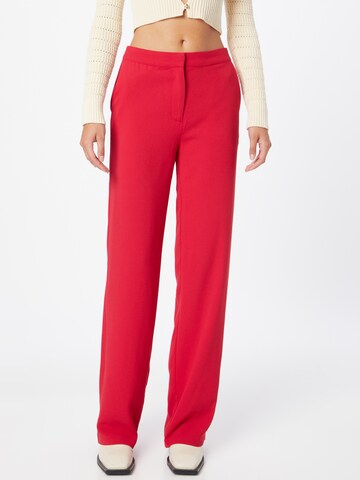 NLY by Nelly Loosefit Broek in Rood: voorkant