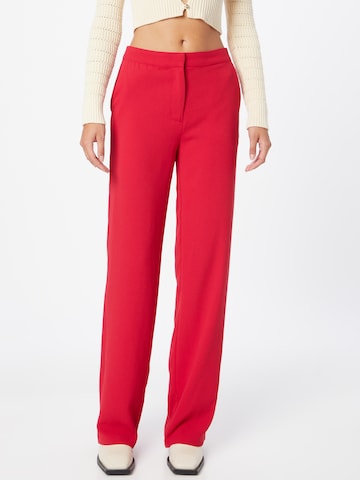 NLY by Nelly Loosefit Broek in Rood: voorkant