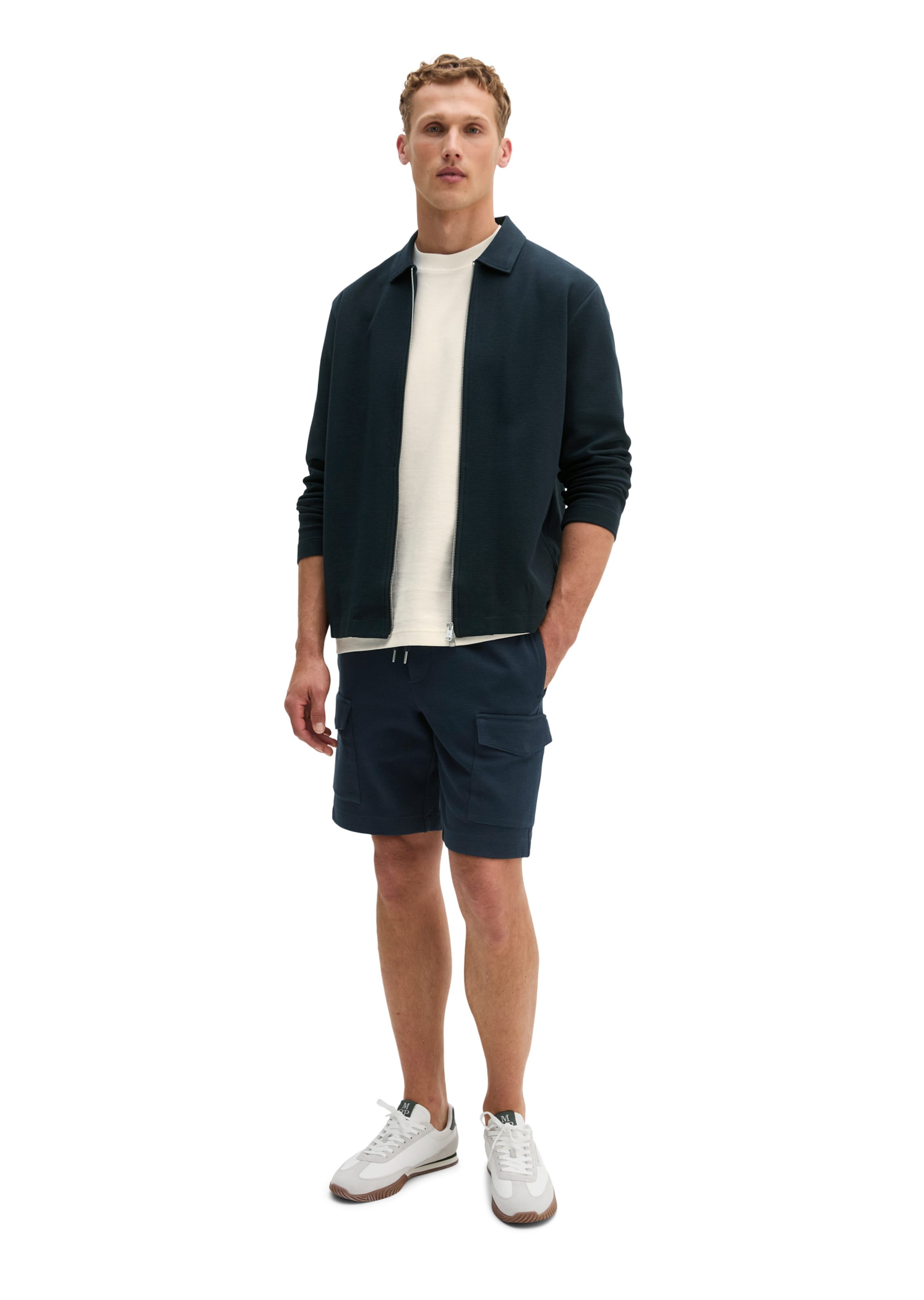 Marc O'Polo Sweatvest in Blauw