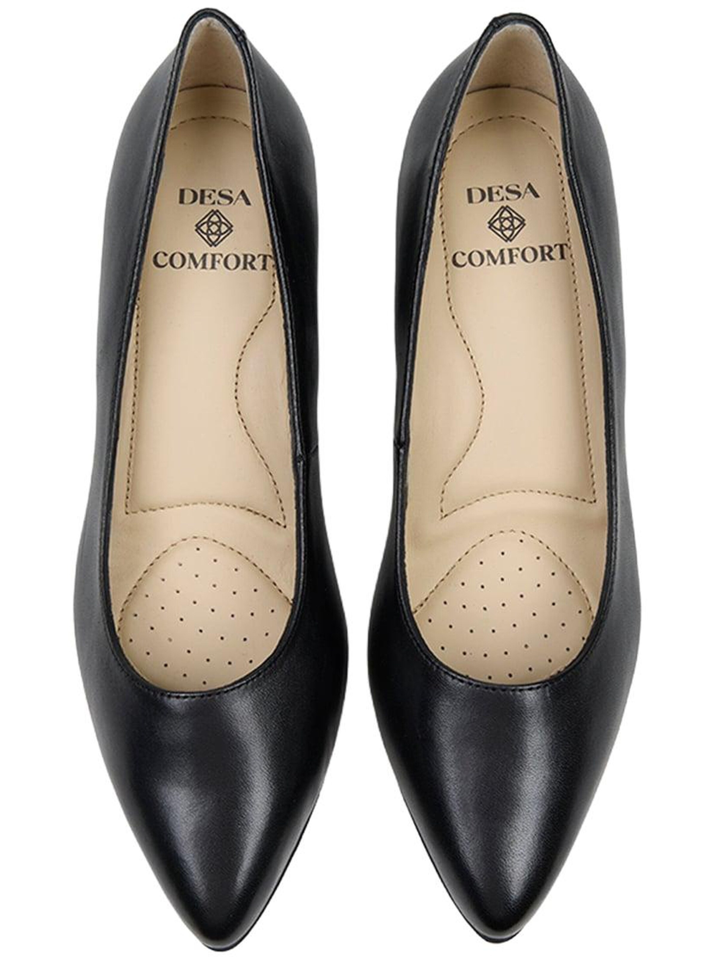 Desa Slingback pumps 'Pumps mit Blockabsatz' in Black