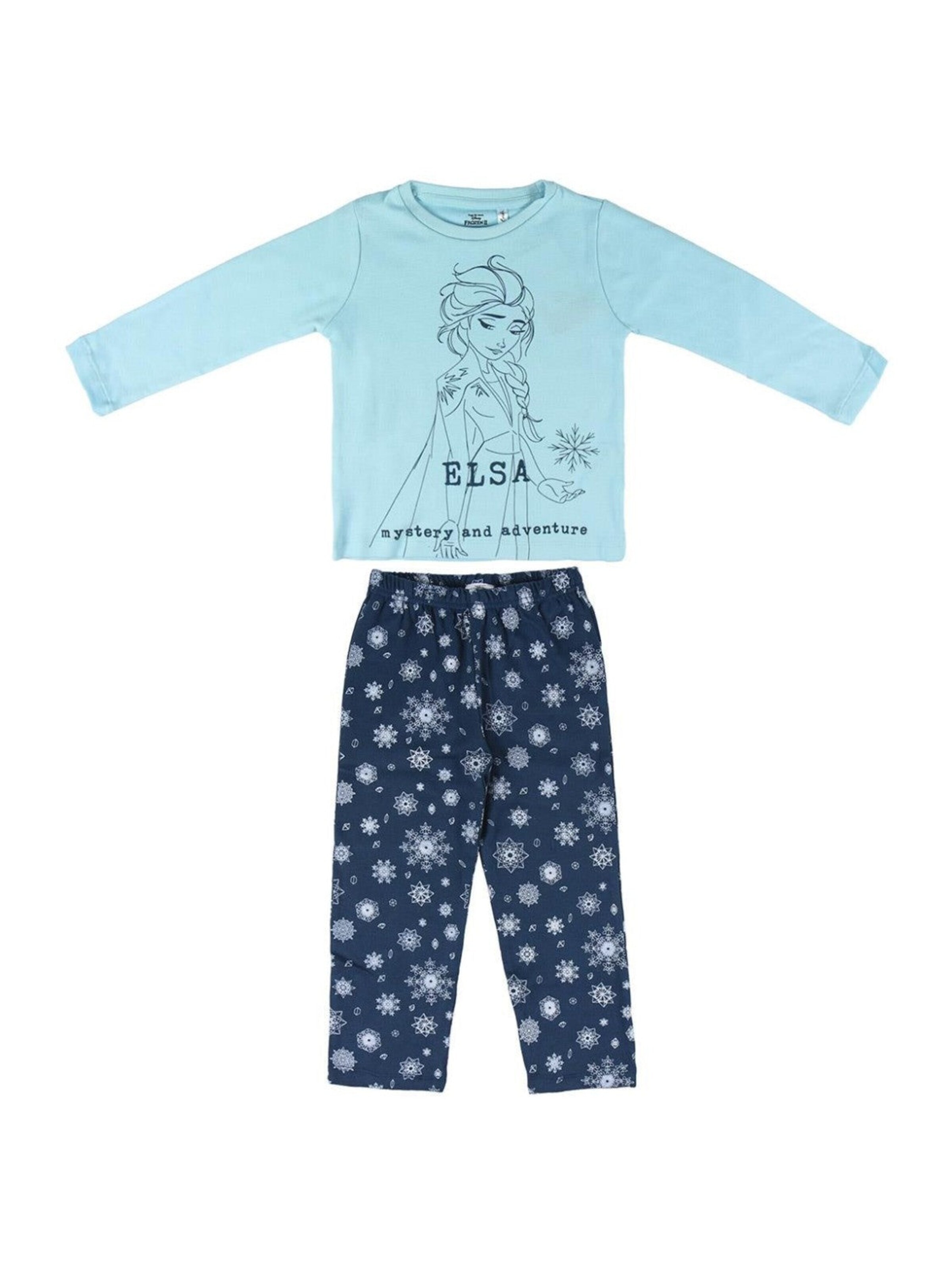 Disney Frozen Schlafanzug‌‌‌‌‌‌‌‌‌ in Blau: Vorderseite