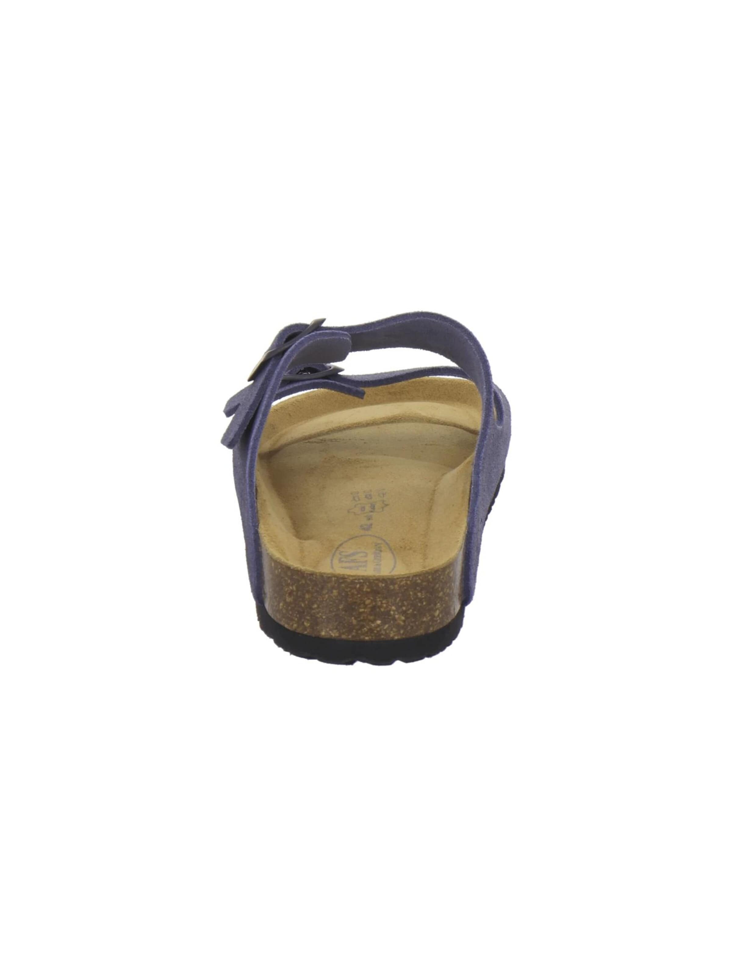 Mule 'Pantoletten Herren Zweischnaller azzuro Veloursleder' AFS-Schuhe en bleu