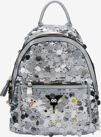 Rucsac 'Eyetheme' de la MYMO pe argintiu: față