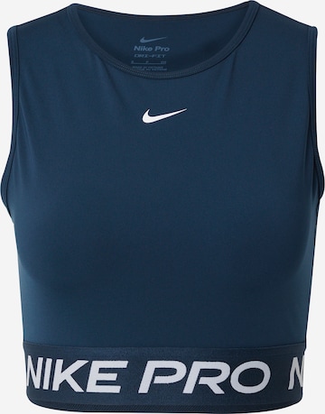 NIKE Top sportowy 'PRO 365' w kolorze niebieski: przód