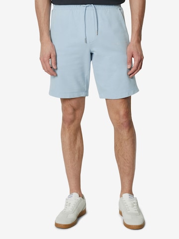 Marc O'Polo רגיל מכנסיים בכחול: מלפנים