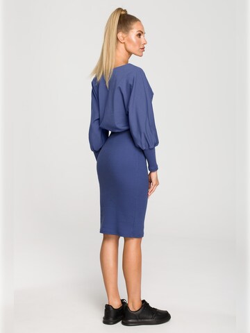 made of emotion Jurk 'M690' in Blauw