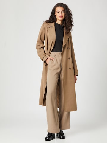 Guido Maria Kretschmer Collection Between-Seasons Coat 'Agathe' in Brown: front