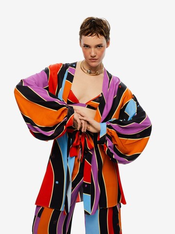 NOCTURNE Kimono in Mixed colors: front