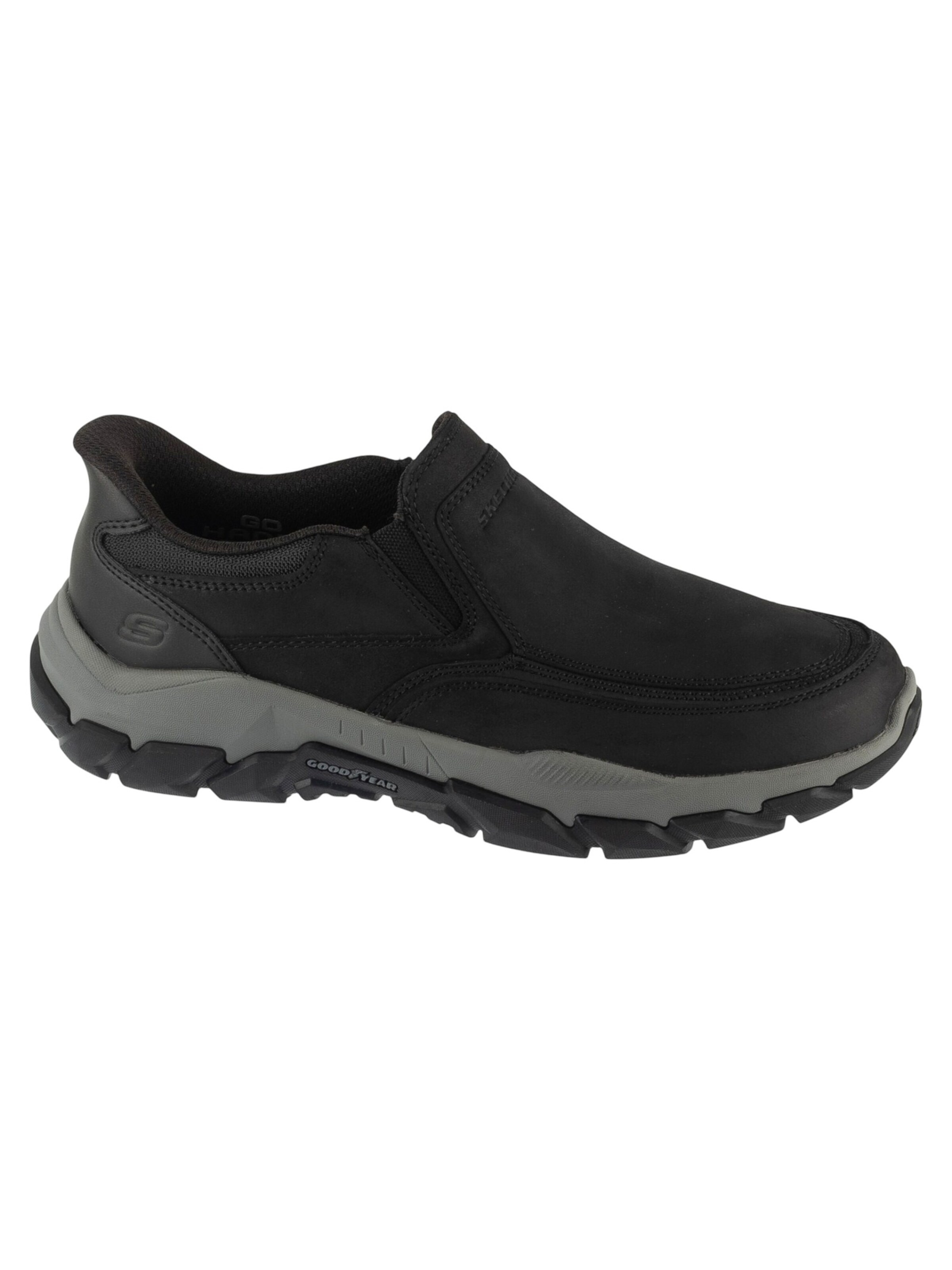SKECHERS Sneakers laag 'Skechers Slip-Ins: Santoro - Archaic' in Zwart: voorkant