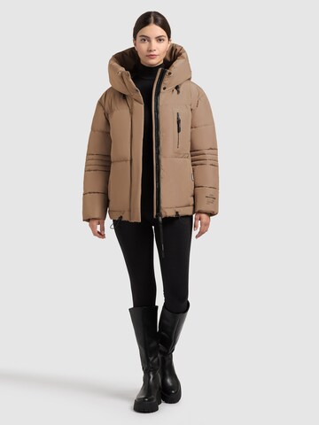 khujo Зимняя куртка в Коричневый