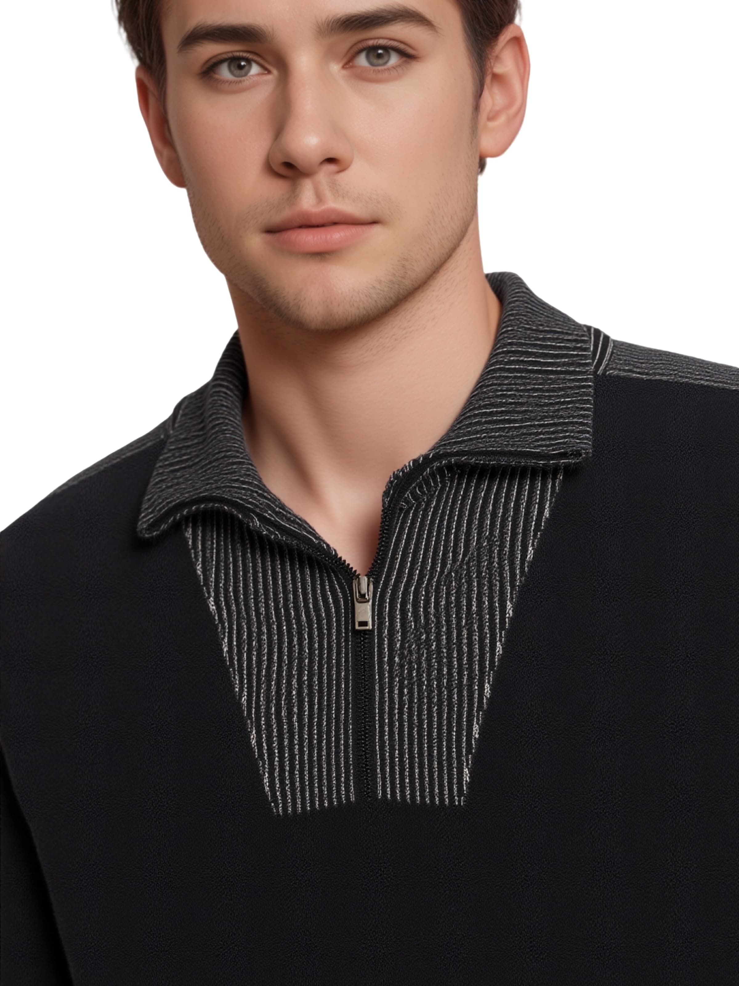 Pull-over 'Chenille' HAJO en gris