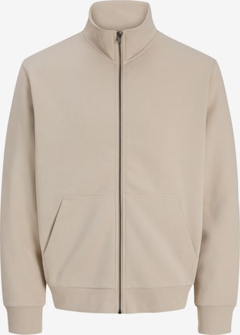 JACK & JONES - Sudadera con cremallera 'JJEBRADLEY' en beige: frente