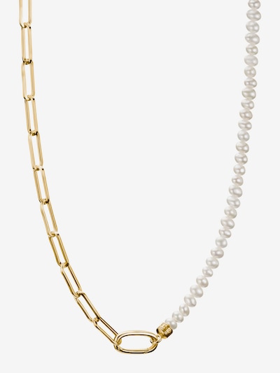 Thomas Sabo Kette in gold / perlweiß, Produktansicht