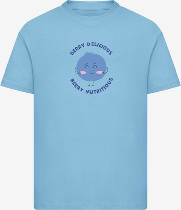 Merchcode Shirt 'Berry Delicious' in Blue: front
