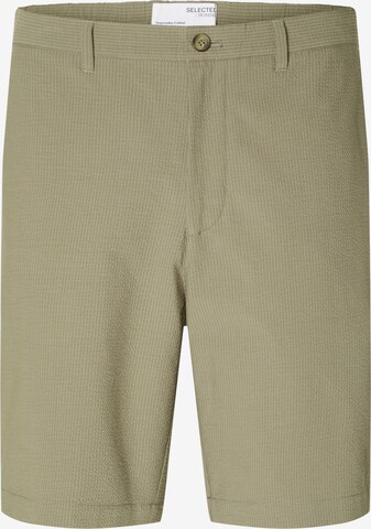 SELECTED HOMME - Regular Calças chino 'Karl' em verde: frente